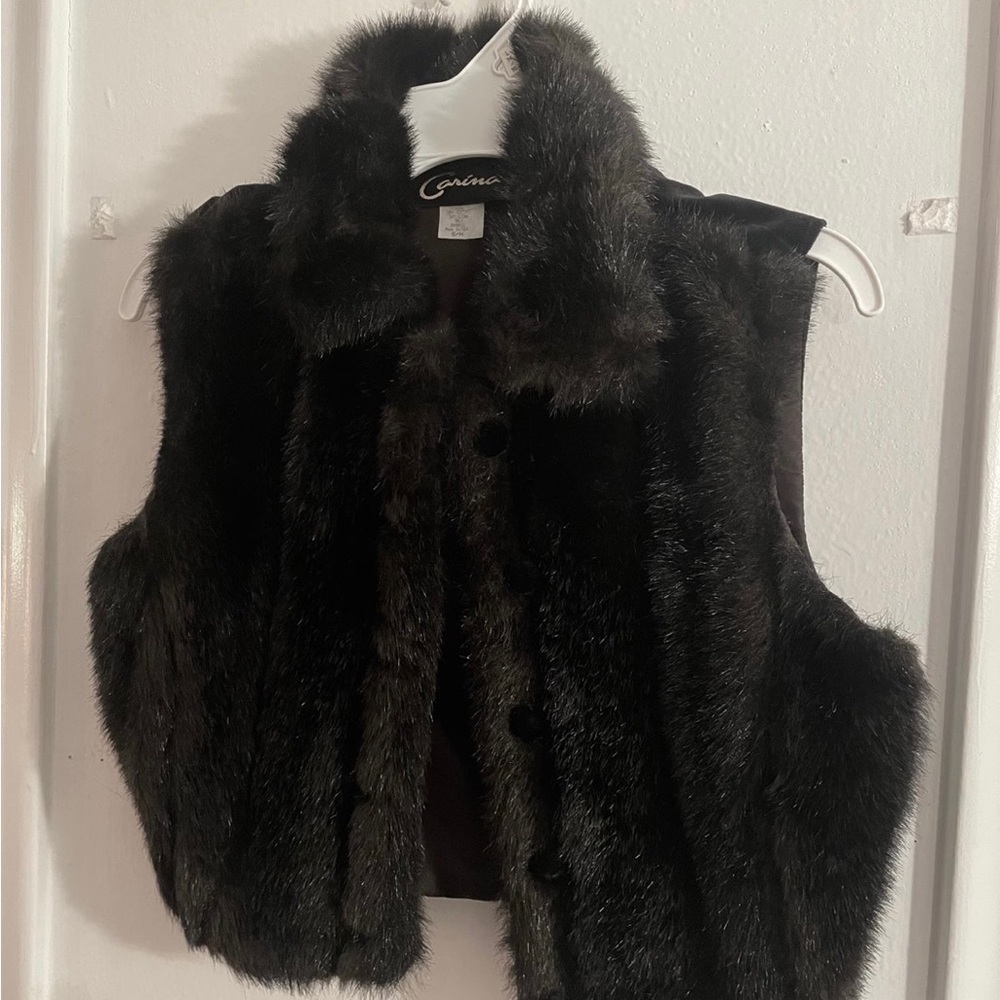 100% fur carina vest
